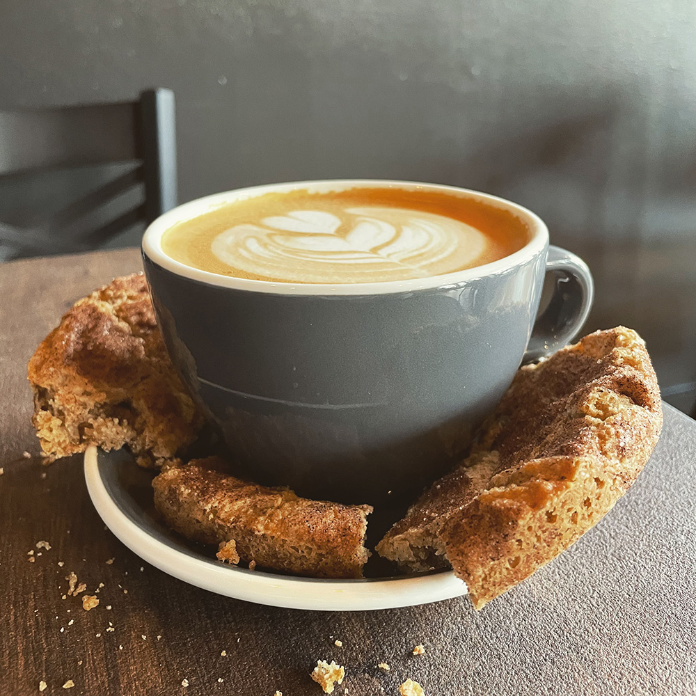 Sugar Free Caramel Latte and a Snickerdoodle