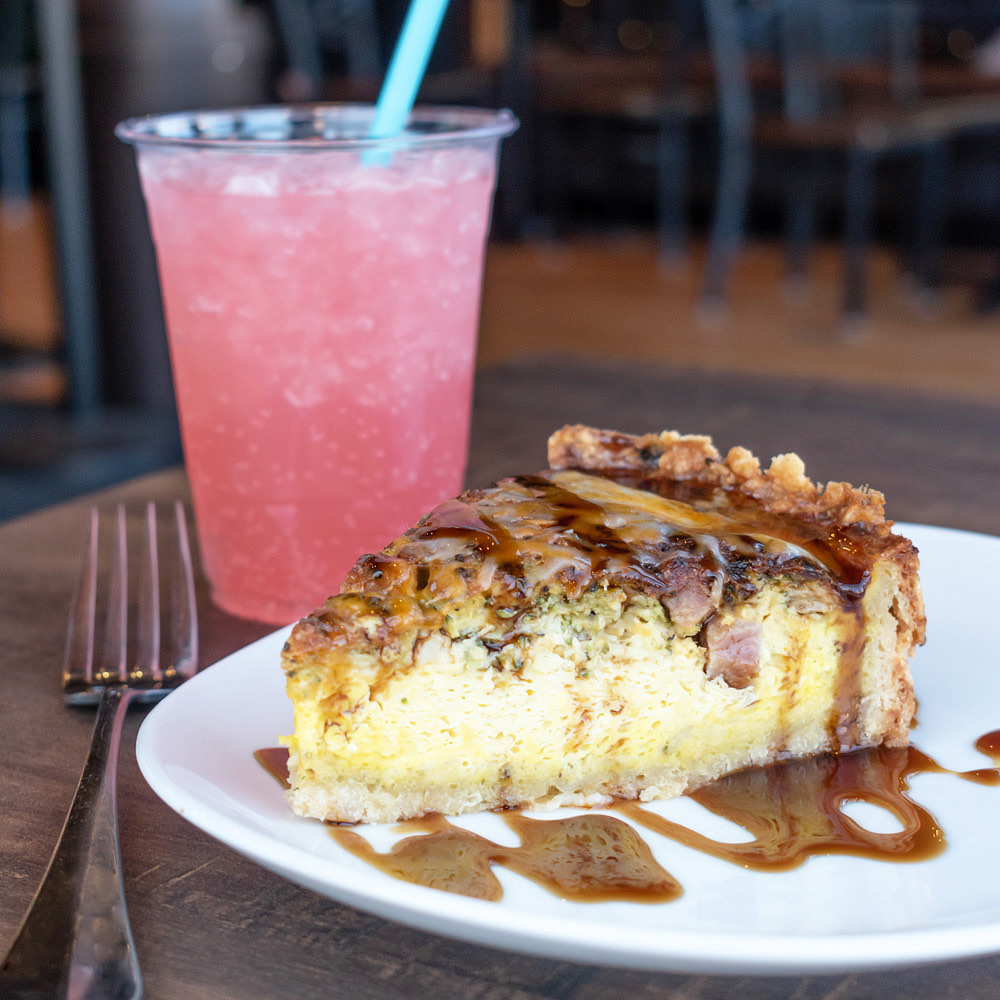 Quiche and a Summer Love Soda