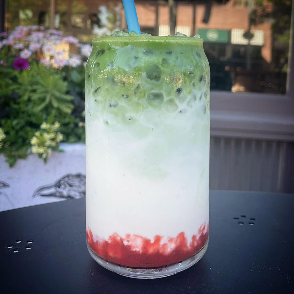 Strawberry Iced Matcha